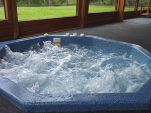 Indoor hot tub